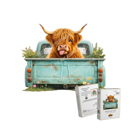 Highland Cow Country Ride A3