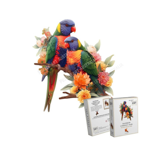 Lorikeet Pair A5
