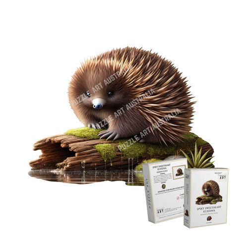 Spiky Sweetheart Echidna A3