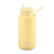 Ceramic Reusable Bottle (Straw) 34oz / 1lt Buttermilk