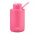 Ceramic Reusable Bottle (Straw) 68oz / 2lt Neon Pink