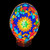Lamp - Glass Mosaic Egg 23x15cm E1003