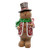 Gingerbread Man w/Top Hat 61cm Multi