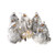 Nativity Scene 6 Piece 36cm White/Silver