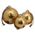 Set Of 3 Bells - Gold Gold