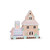 LED Pastel Gingerbread Train House