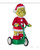 Animated Grinch On Scooter