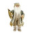 Fabric Santa With Star 46cm Gold/Silver