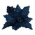 Clip Poinsettia Royal Blue 30cm Dark Blue
