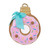 Donut Wreath Pastel Pink 49cm