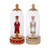 Resin Nutcracker In Dome Small 28cm Multi