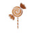 Lace Gingerbread Lolly Pick Large 55cm
