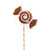 Lace Gingerbread Lolly Pick Small 23cm