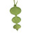 Finial Ornament Green  23cm