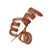 Swirl Spray - Copper 62cm