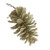 Pine Cone Hanging  14cm Champagne