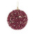 Bauble - Stars Bauble 10cm Burgundy
