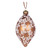 Bauble - Gingerbread Fleur Drop 14cm Copper