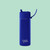 Ceramic Reusable Bottle (Straw) 20oz / 595ml Blue Carbon