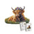 Highland Cow Floral Crown A3