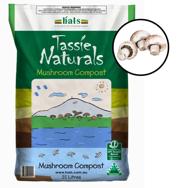 HALS Tassie Naturals Mushroom Compost 25lt