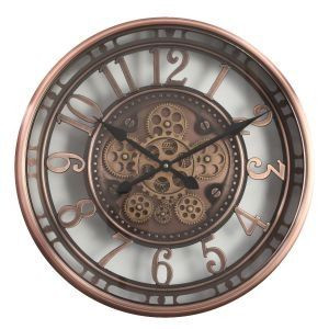 Wall Clock Lucas 55cm Copper