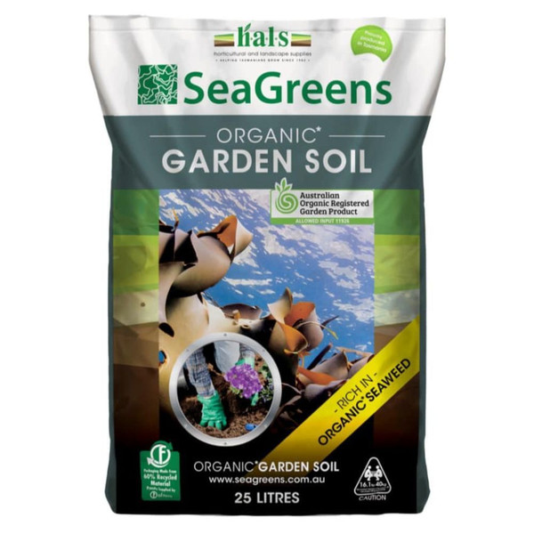 Seagreens Organic Garden Soil 25lt