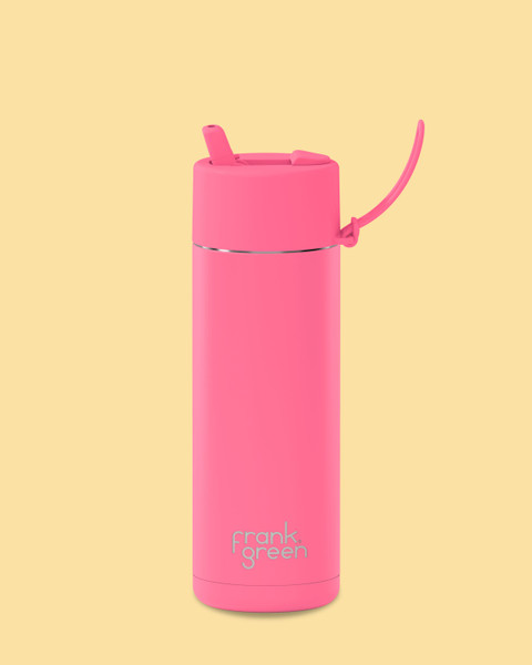 Ceramic Reusable Bottle (Straw) 20oz / 595ml Bubblegum Blast