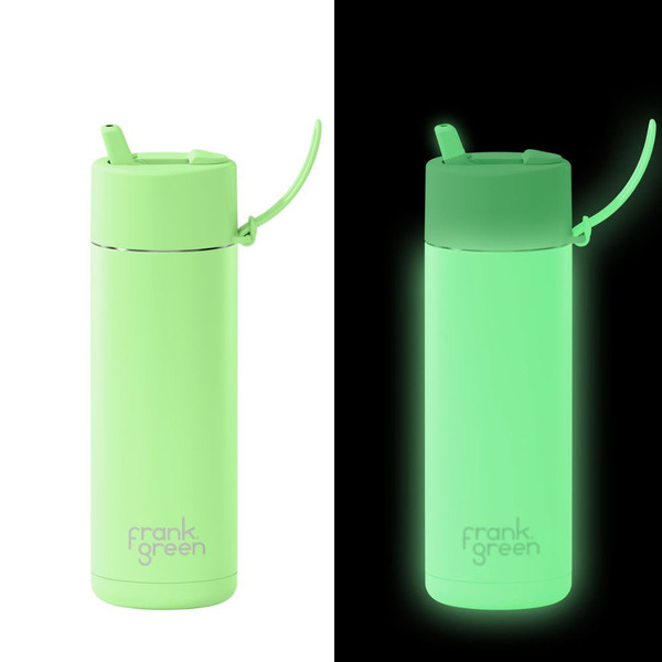 Ceramic Reusable Bottle (Straw) 20oz / 595ml Aurora Glow