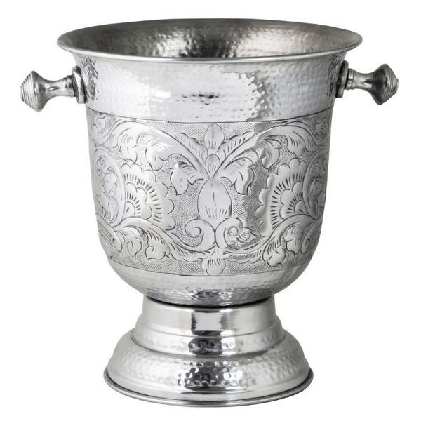 Embossed Urn Wine Cooler 37cm Aluminum