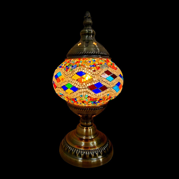 Lamp - Glass Mosaic Classic 27x13cm 13129