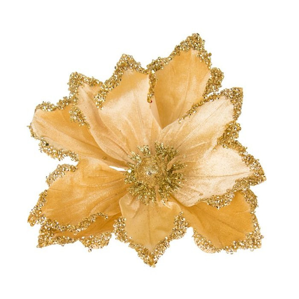 Clip Magnolia - Amber Gold Edge 25cm Gold