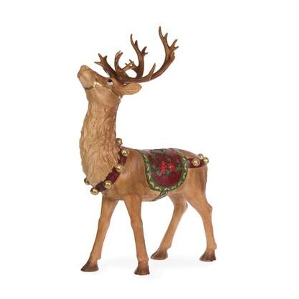 Traditional Cardinal Reindeer 86cm Multi