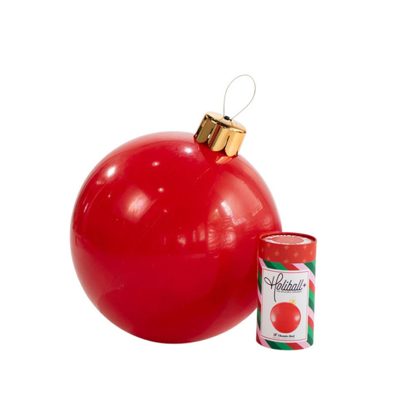 Holiball Inflatable Ornament 30'' Red