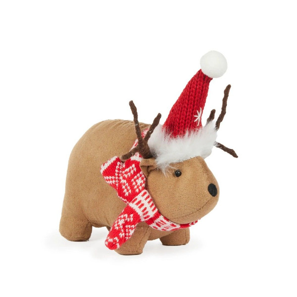 Standing Fabric Wombat 19cm