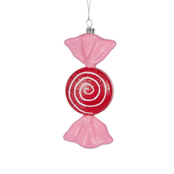 Hanging Wrapped Candy Pink Round