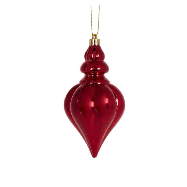 Finial - Red Mercury Heart