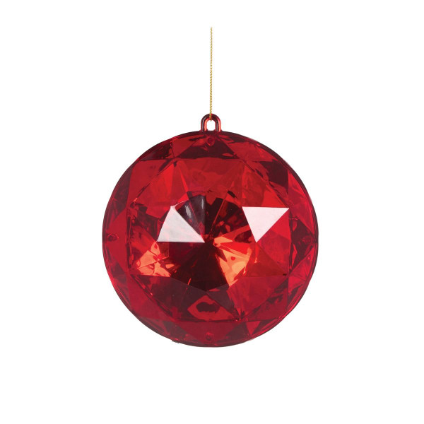 Bauble - Jewel 13cm Red