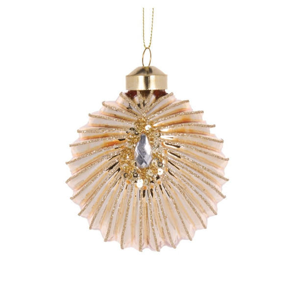 Bauble - Gold Regal Jewel 8cm Gold