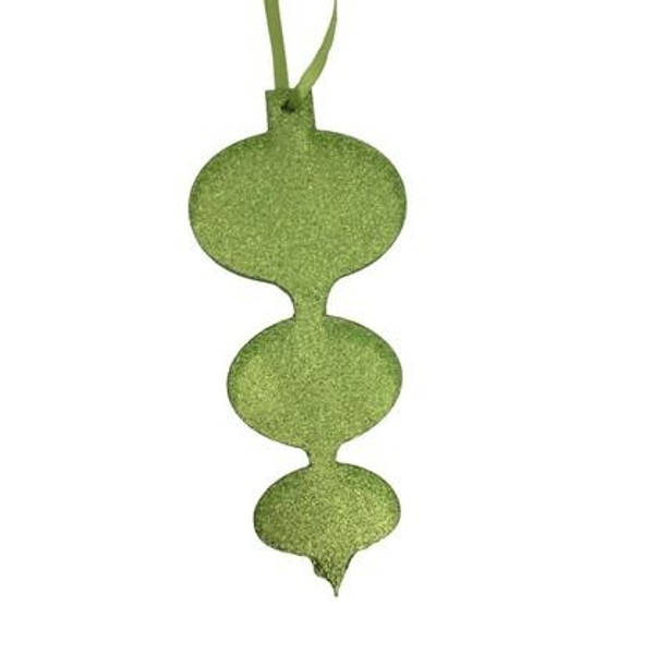 Finial Ornament Green  23cm