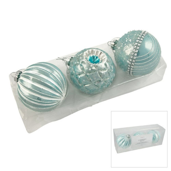 Glass Bauble Teal