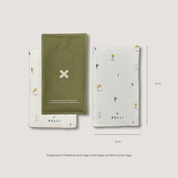 Keep Cool - Set Of Two Recycled Ice Packs - Large 2pk