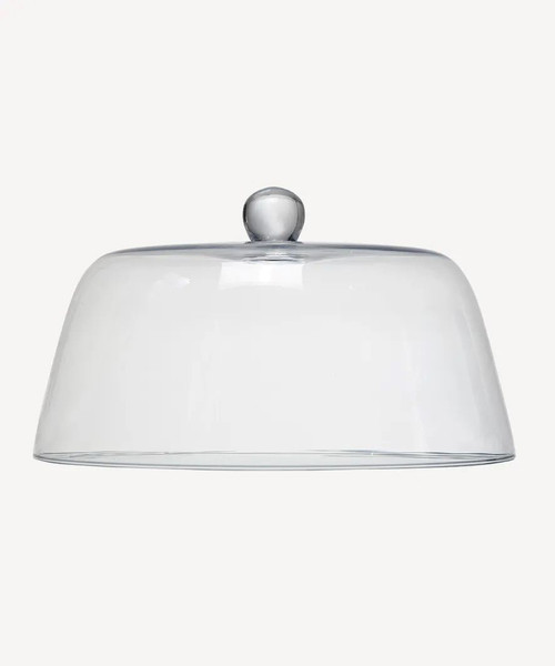 Flat Topped Glass Food Cover  32cm