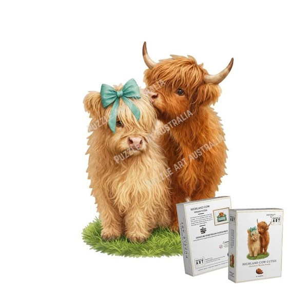 Highland Cow Cuties A3
