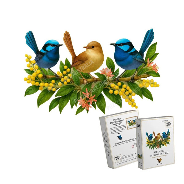 Trio Of Wrens A5