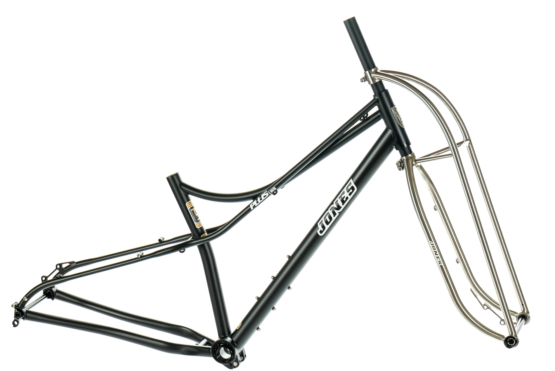 Jones Steel Plus LWB Spaceframe with Fork Black (size small)