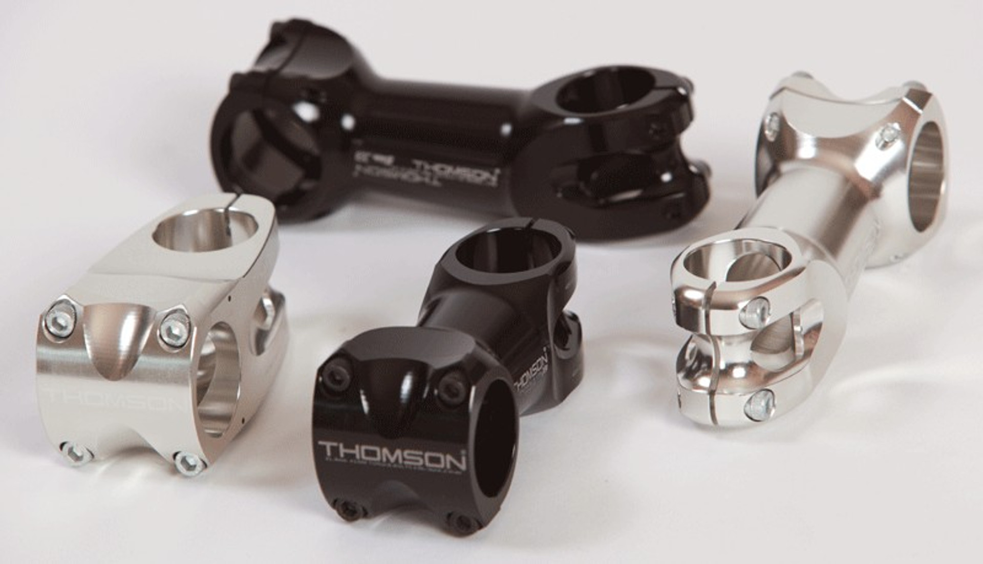 THOMSONelite x4 stem 31.8mm/0°/90/silver Thomson Elite X4 Mountain Stem (Silver) (31.8mm) (90mm) (10