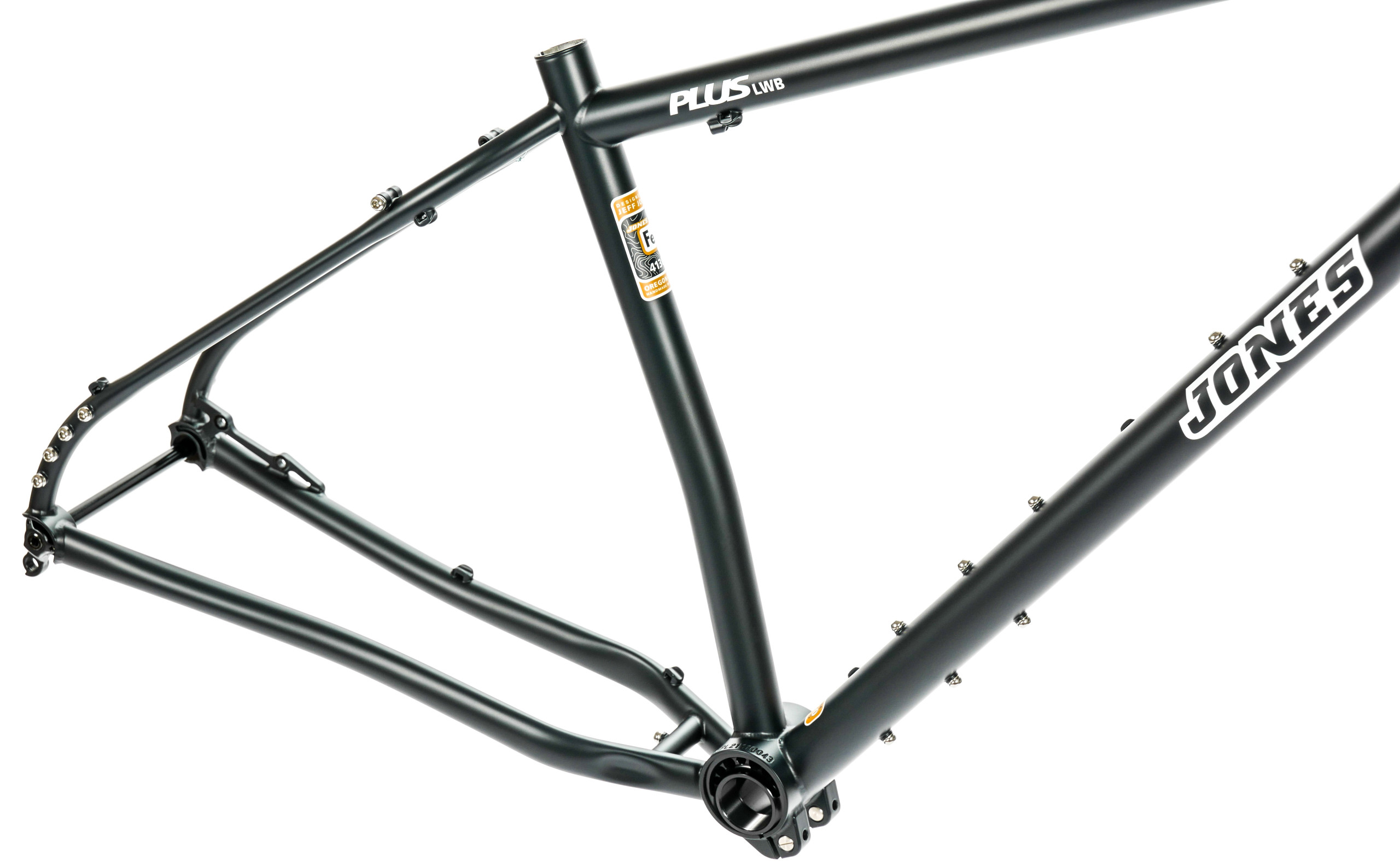 Jones Steel Plus LWB Diamond Frame with Fork Black Jones Bikes