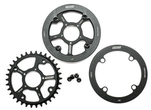 Jones BBSHD Direct Mount Chainring and Ring Guard Assembly 34T
