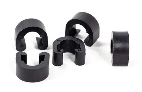 Plastic cable housing clips